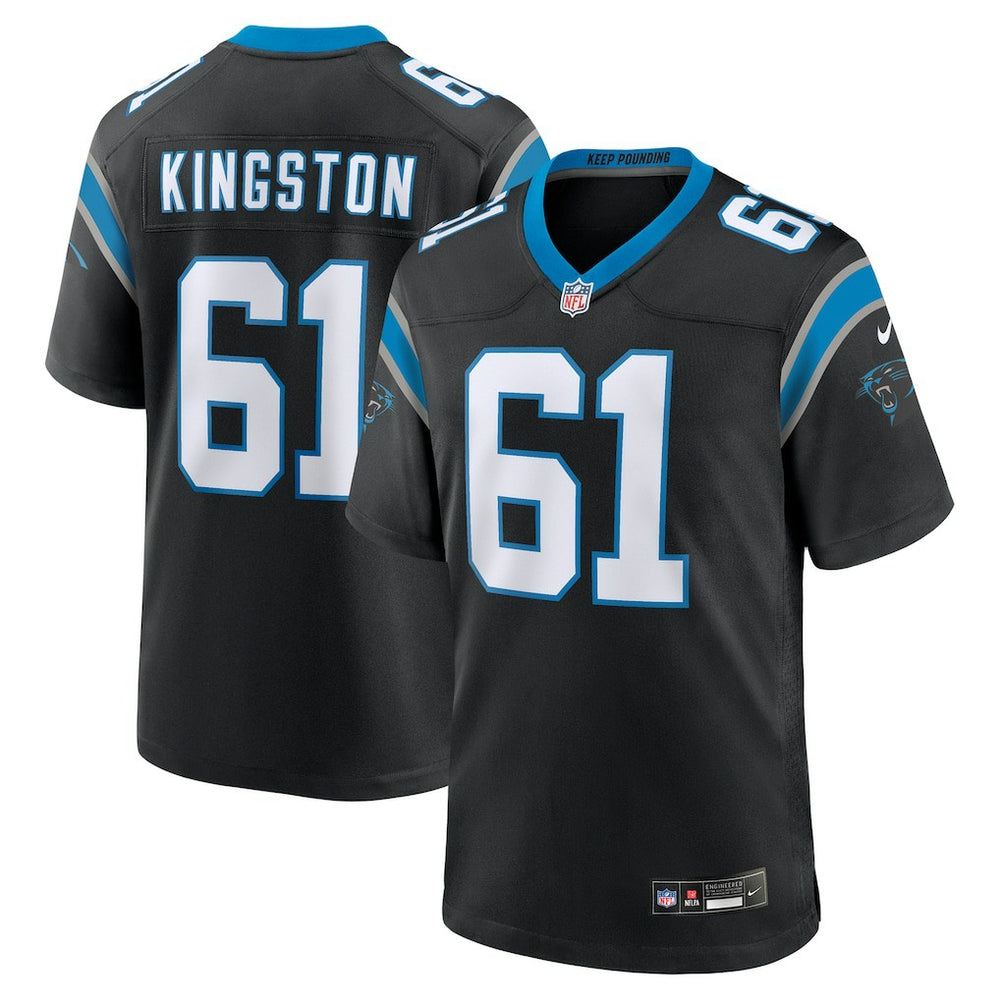 Jarrett Kingston Carolina Panthers Game Jersey Black - Nike