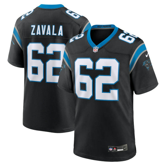 Chandler Zavala Carolina Panthers Game Jersey - Black | NFL Jerseys