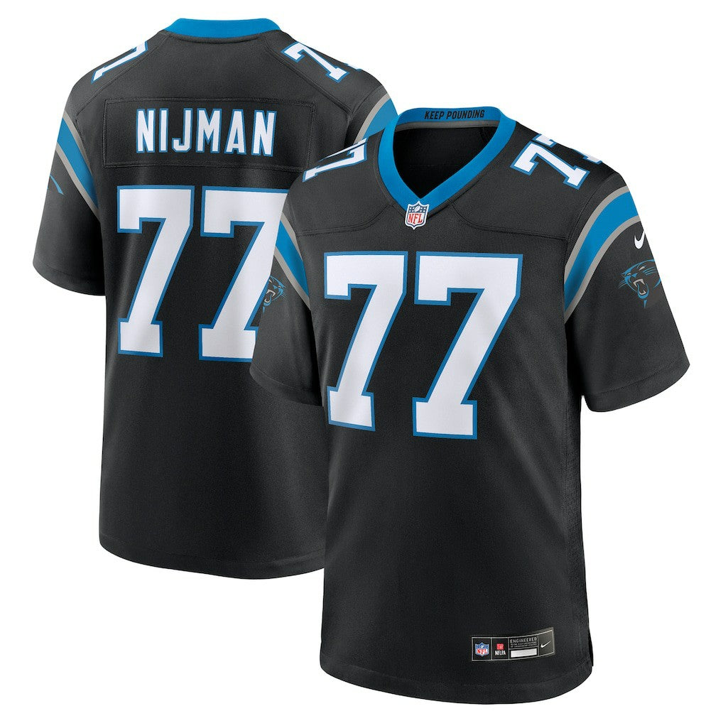 Yosh Nijman Carolina Panthers Game Jersey Black - Nike