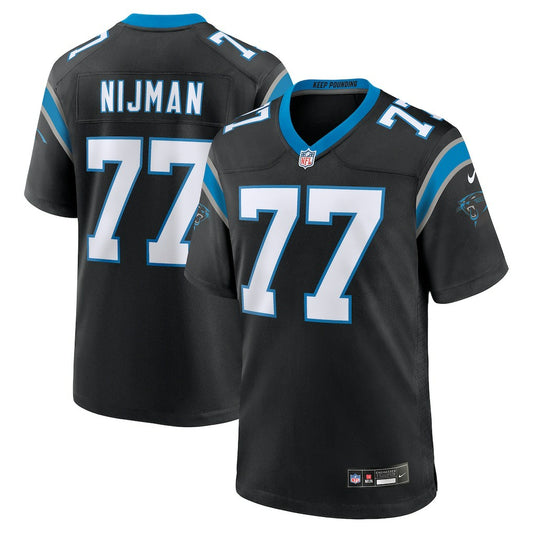 Yosh Nijman Carolina Panthers Game Jersey - Black | NFL Jerseys