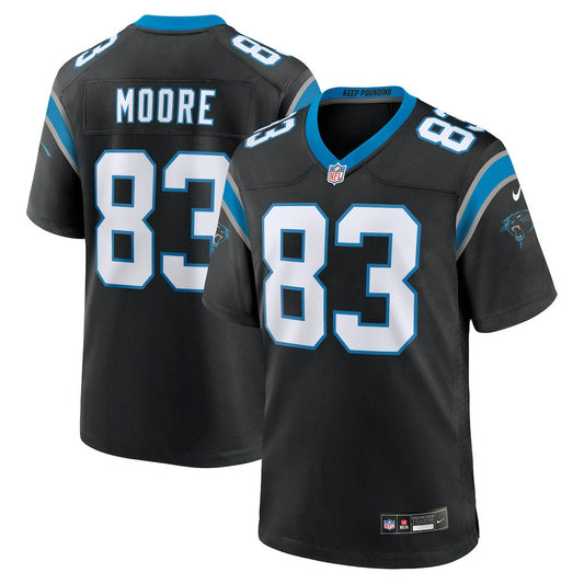 David Moore Carolina Panthers Game Jersey - Black | NFL Jerseys