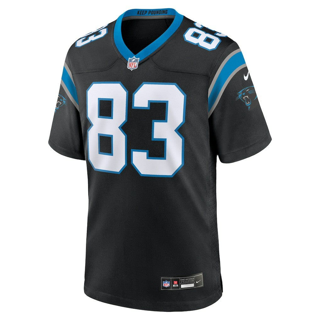 David Moore Carolina Panthers Game Jersey Black - Nike