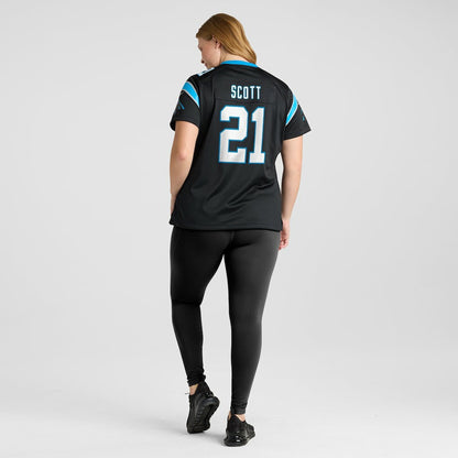 Nick Scott Carolina Panthers Women's Game Jersey - Black | NFL Jerseys