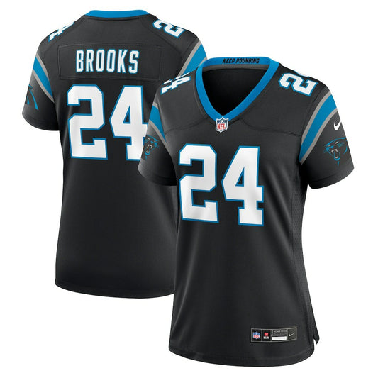 Jonathon Brooks Carolina Panthers Women's Game Jersey - Black | NFL Jerseys