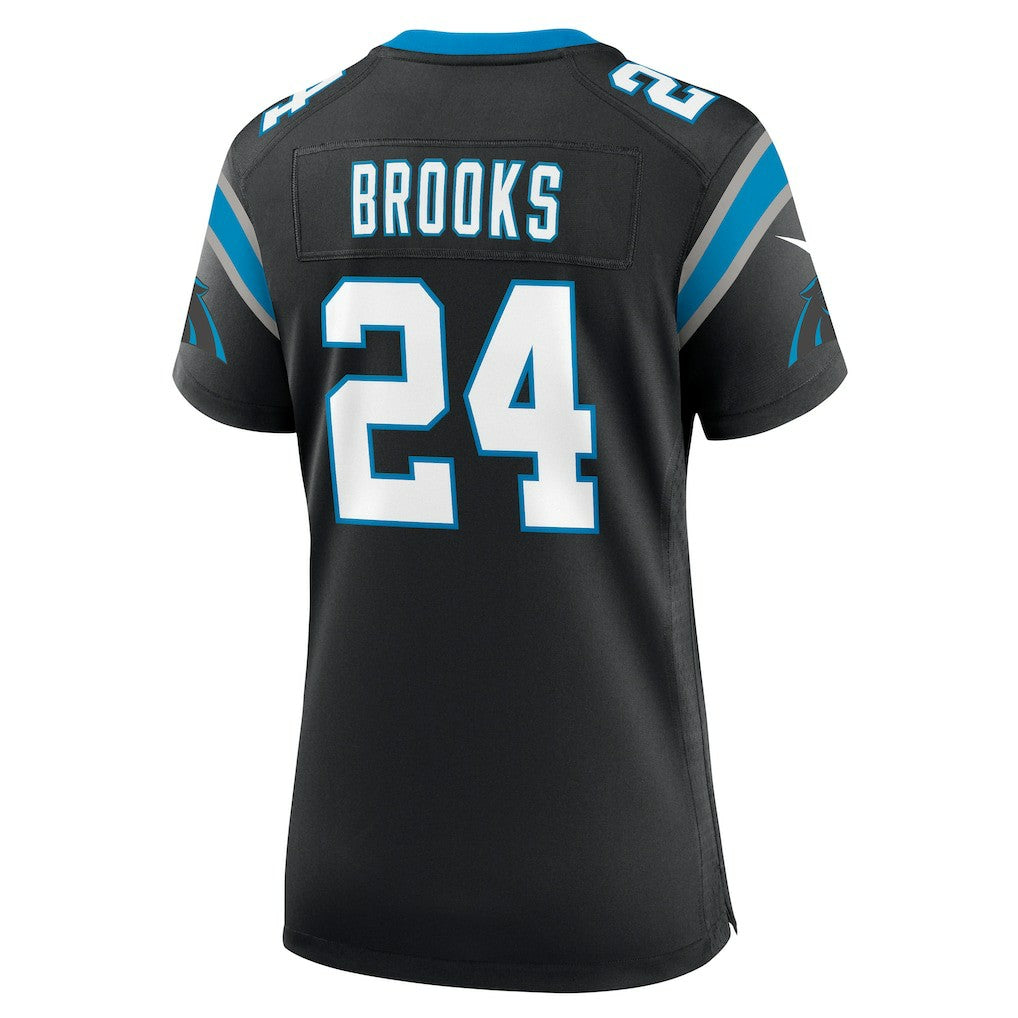 Jonathon Brooks Carolina Panthers Women's Game Jersey - Black | NFL Jerseys