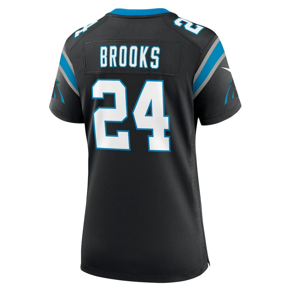 Jonathon Brooks Carolina Panthers Women's Game Jersey Black - Nike