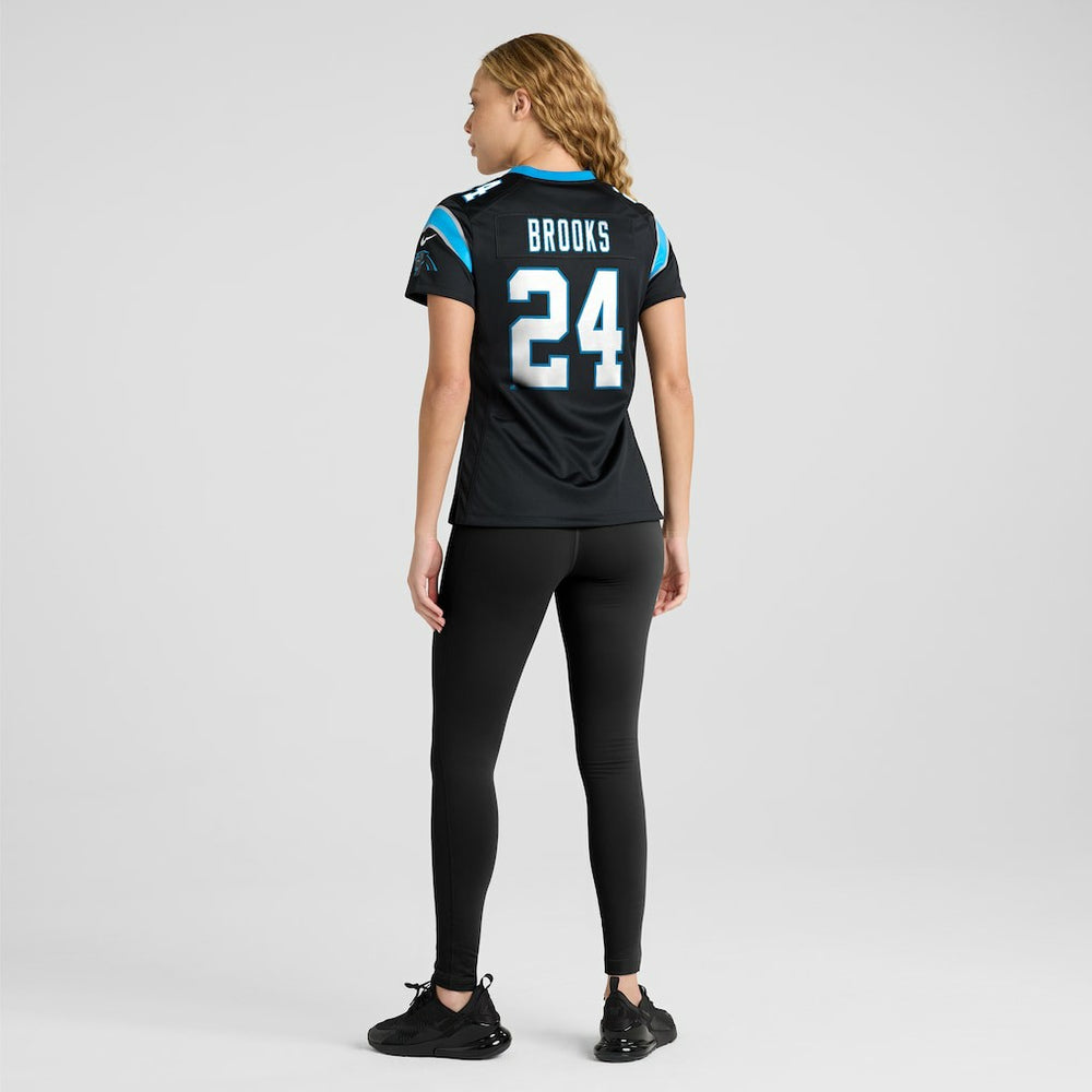 Jonathon Brooks Carolina Panthers Women's Game Jersey Black - Nike
