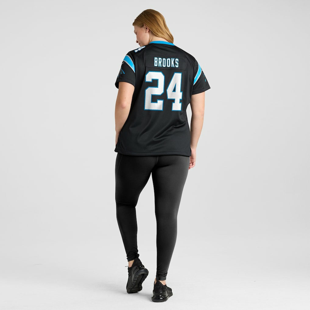 Jonathon Brooks Carolina Panthers Women's Game Jersey Black - Nike