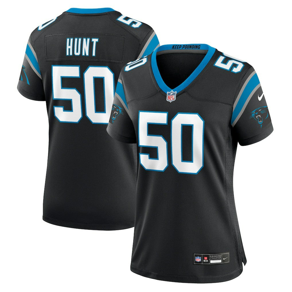 Robert Hunt Carolina Panthers Women's Game Jersey Black - Nike