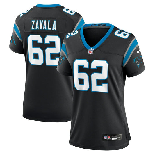 Chandler Zavala Carolina Panthers Women's Game Jersey - Black | NFL Jerseys