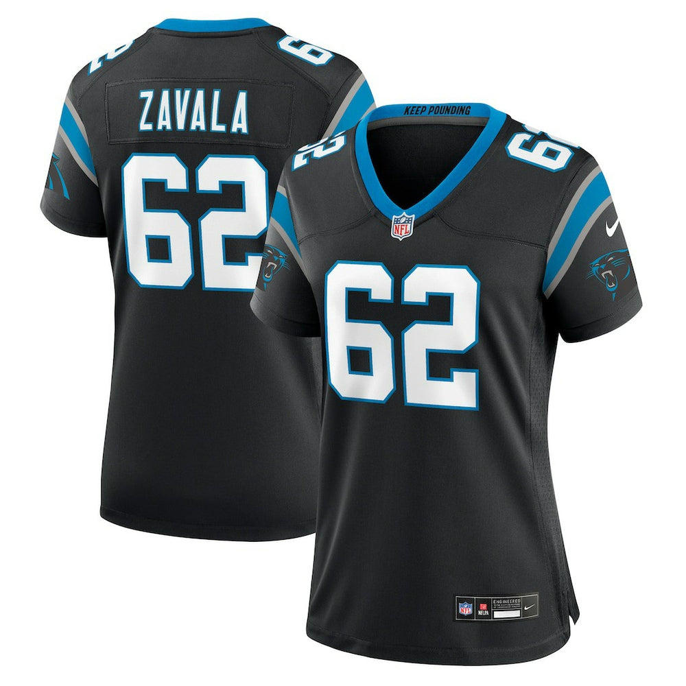 Chandler Zavala Carolina Panthers Women's Game Jersey Black - Nike