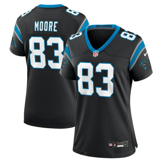 David Moore Carolina Panthers Women's Game Jersey - Black | NFL Jerseys