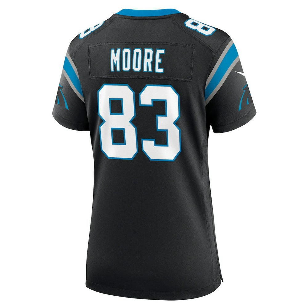 David Moore Carolina Panthers Women's Game Jersey Black - Nike