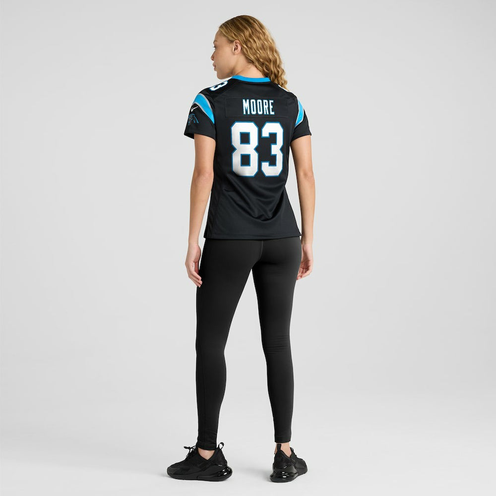 David Moore Carolina Panthers Women's Game Jersey Black - Nike