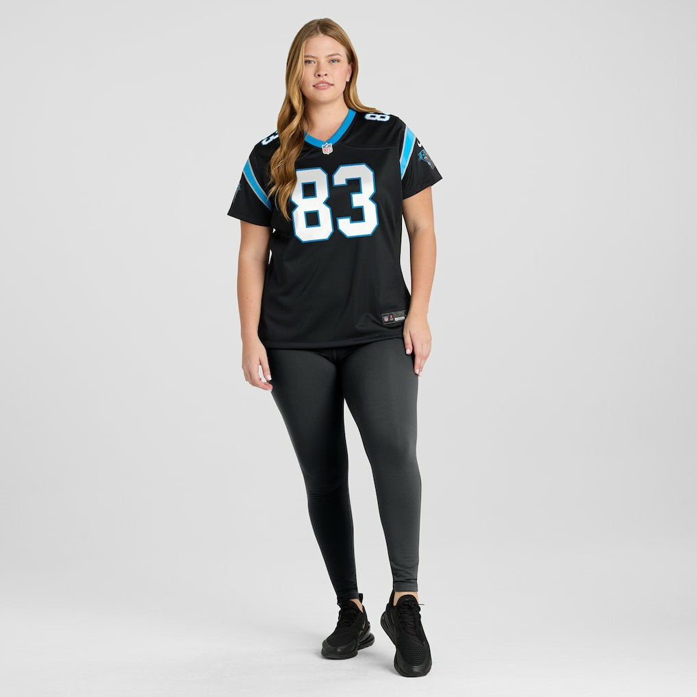David Moore Carolina Panthers Women's Game Jersey - Black | NFL Jerseys