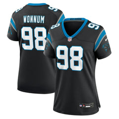 D.J. Wonnum Carolina Panthers Women's Game Jersey Black - Nike