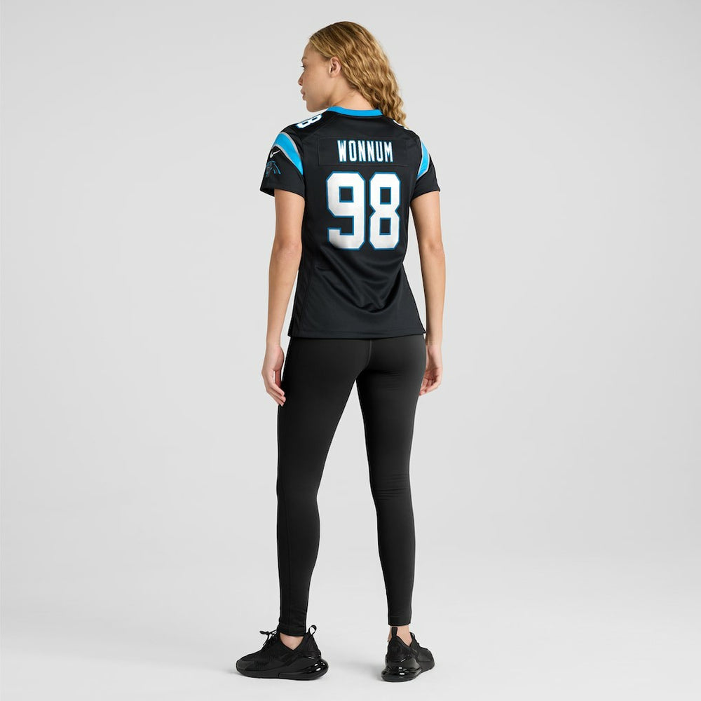 D.J. Wonnum Carolina Panthers Women's Game Jersey Black - Nike