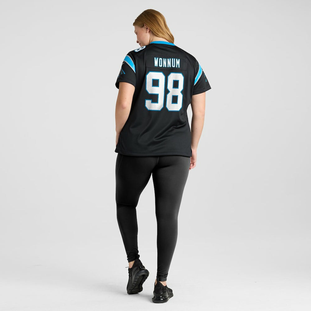 D.J. Wonnum Carolina Panthers Women's Game Jersey Black - Nike