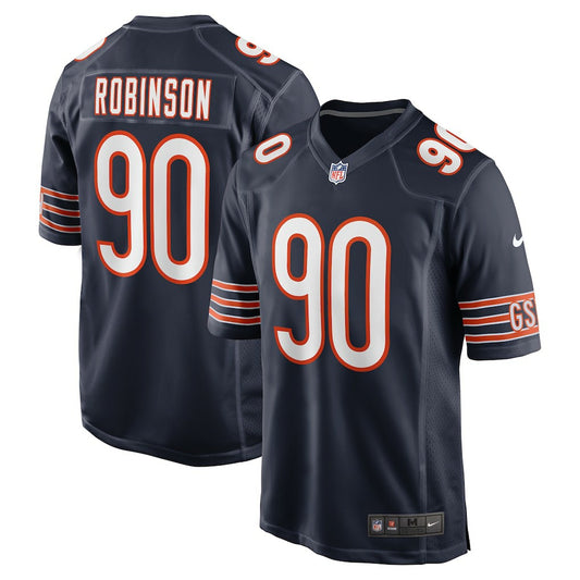 Dominique Robinson Chicago Bears Game Jersey - Navy | NFL Jerseys