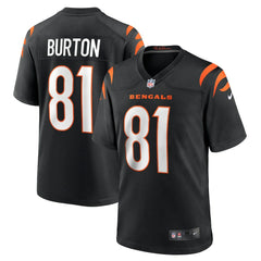 Jermaine Burton Cincinnati Bengals Game Jersey Black - Nike