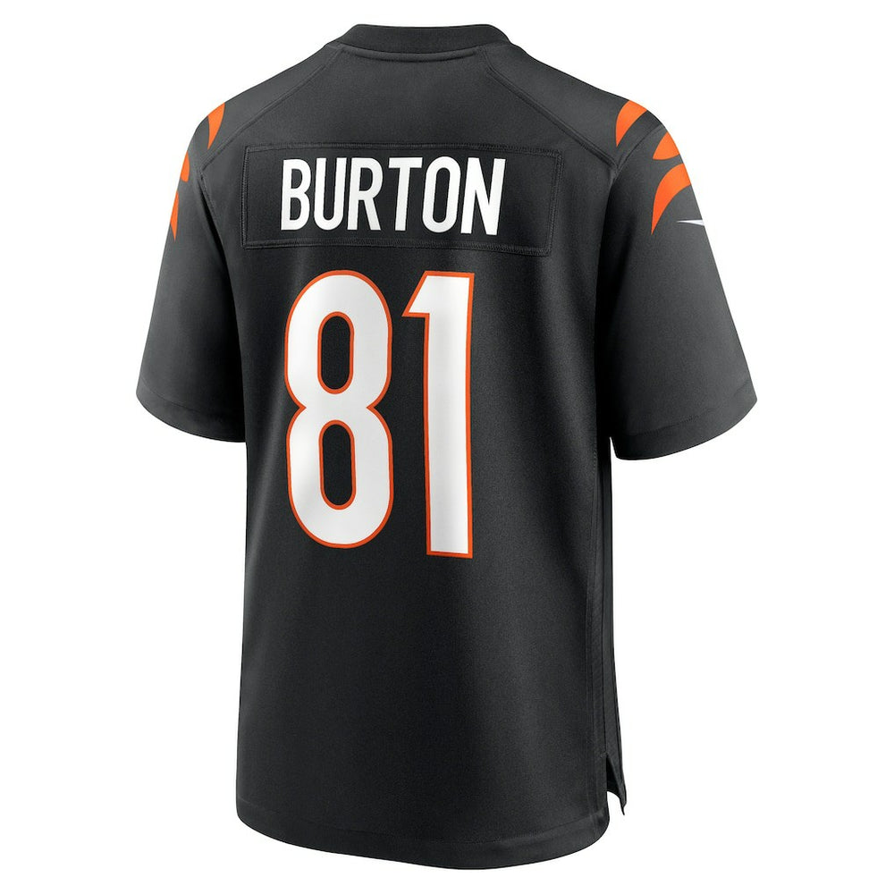 Jermaine Burton Cincinnati Bengals Game Jersey Black - Nike