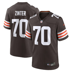 Zak Zinter Cleveland Browns Team Game Jersey Brown - Nike