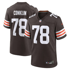 Jack Conklin Cleveland Browns Team Game Jersey Brown - Nike