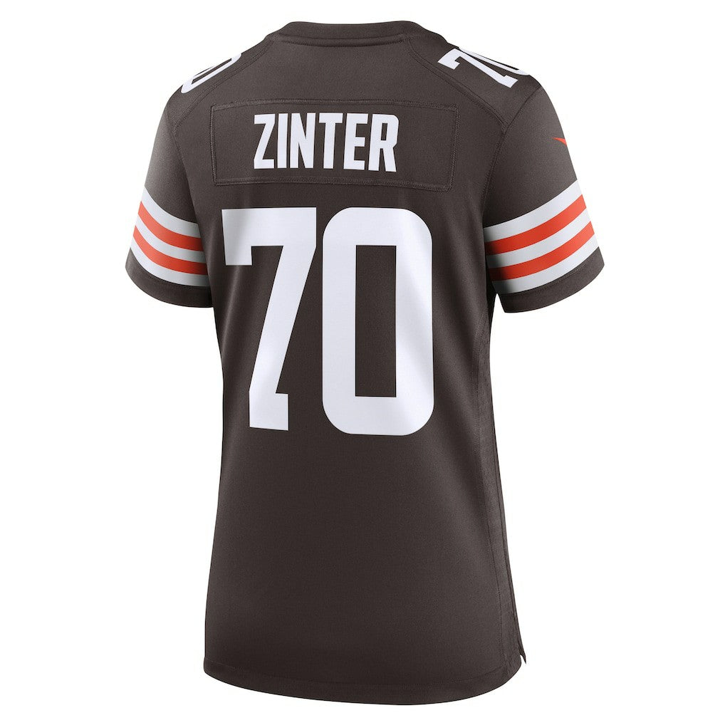 Zak Zinter Cleveland Browns Women's Game Jersey Brown - Nike