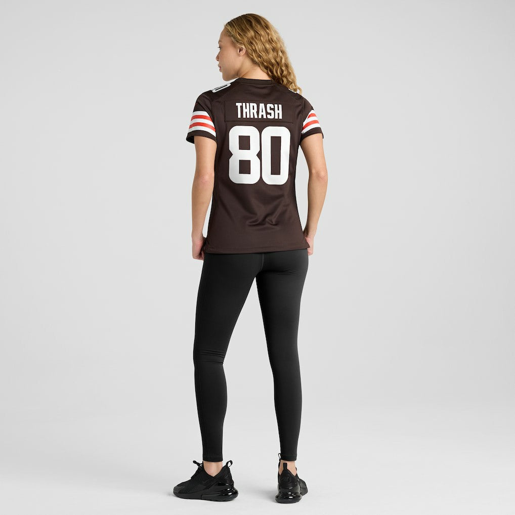 Jamari Thrash Cleveland Browns Women's Game Jersey - Brown | NFL Jerseys