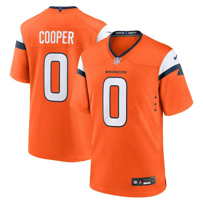 Jonathon Cooper Denver Broncos Team Game Jersey - Orange | NFL Jerseys