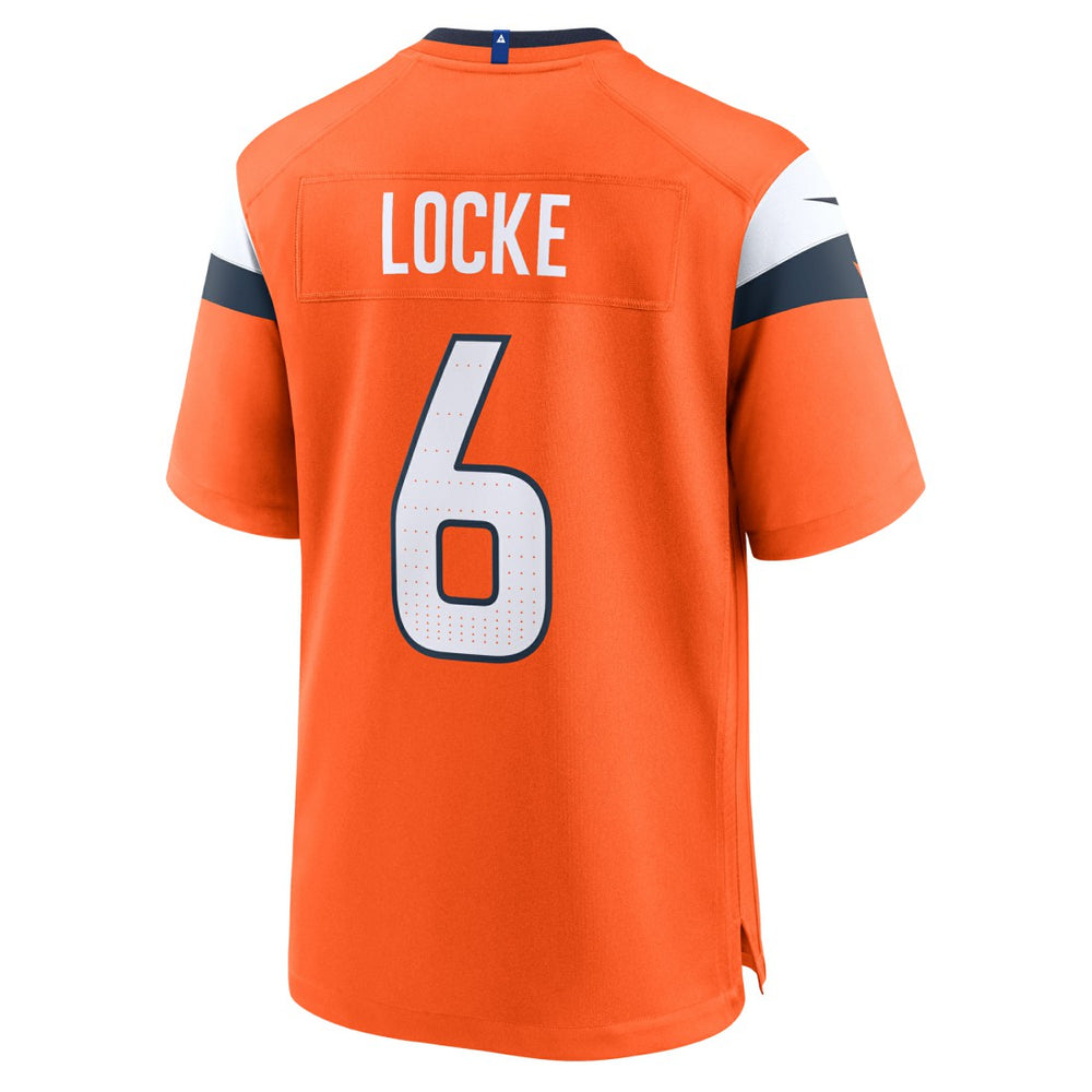 P.J. Locke Denver Broncos Team Game Jersey Orange - Nike