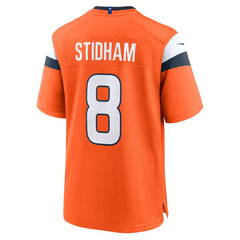 Jarrett Stidham Denver Broncos Team Game Jersey Orange - Nike