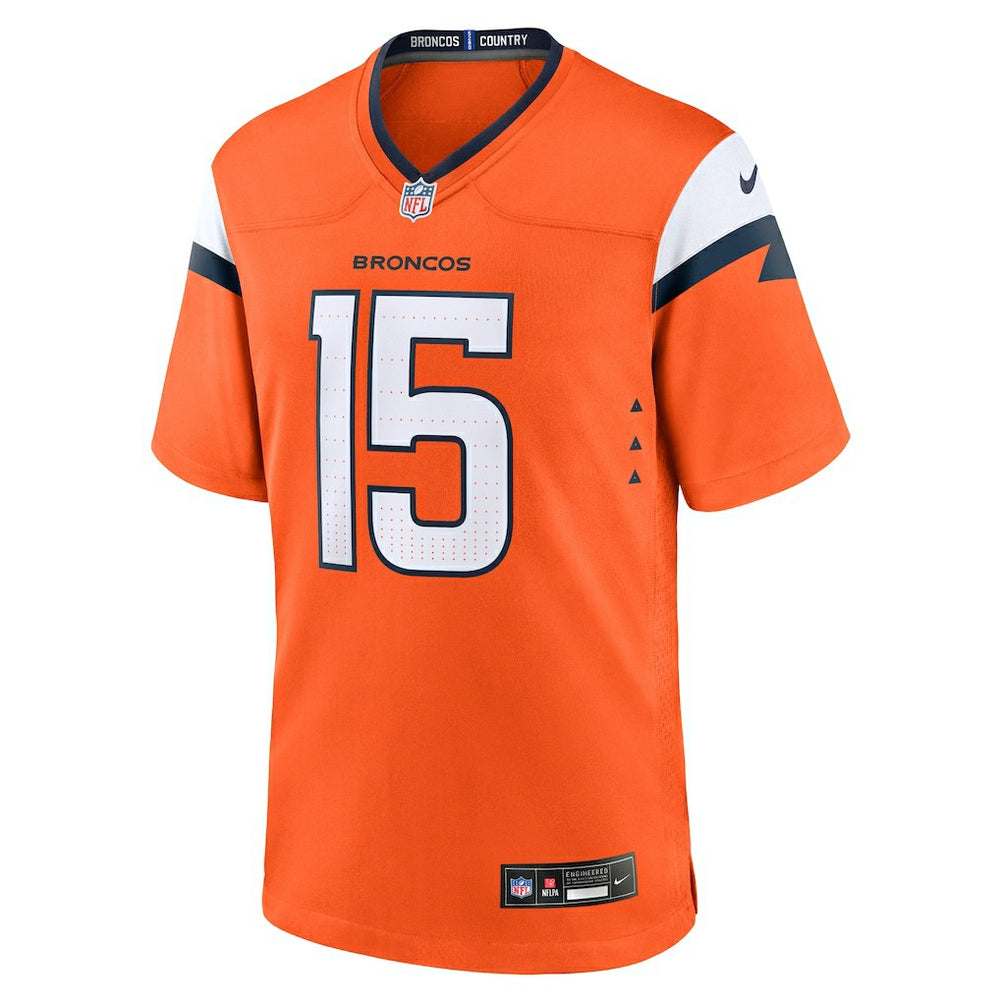 Nik Bonitto Denver Broncos Team Game Jersey Orange - Nike