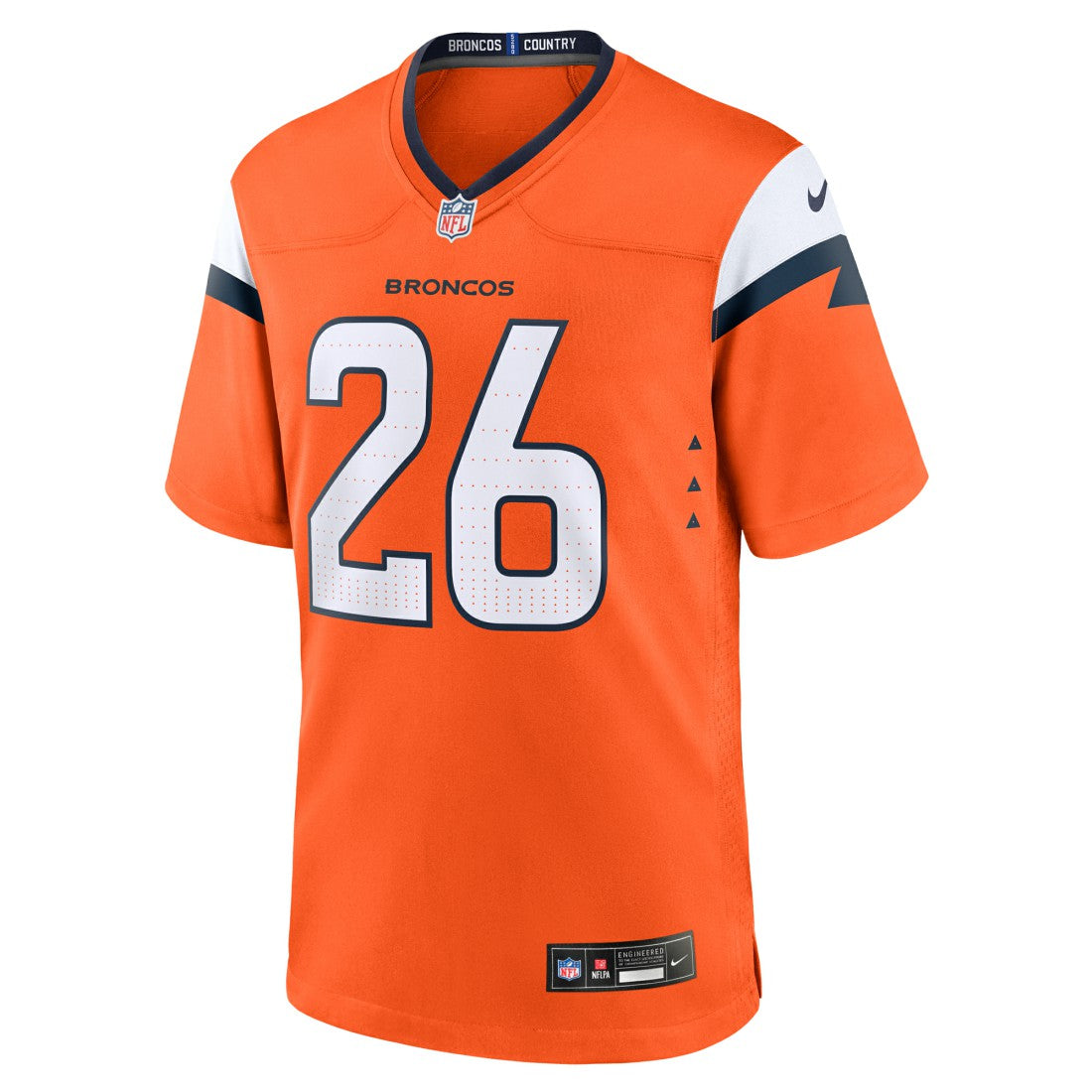 Devon Key Denver Broncos Team Game Jersey - Orange | NFL Jerseys