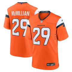 Ja'Quan McMillian Denver Broncos Team Game Jersey Orange - Nike