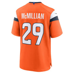 Ja'Quan McMillian Denver Broncos Team Game Jersey Orange - Nike