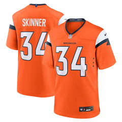 JL Skinner Denver Broncos Team Game Jersey Orange - Nike