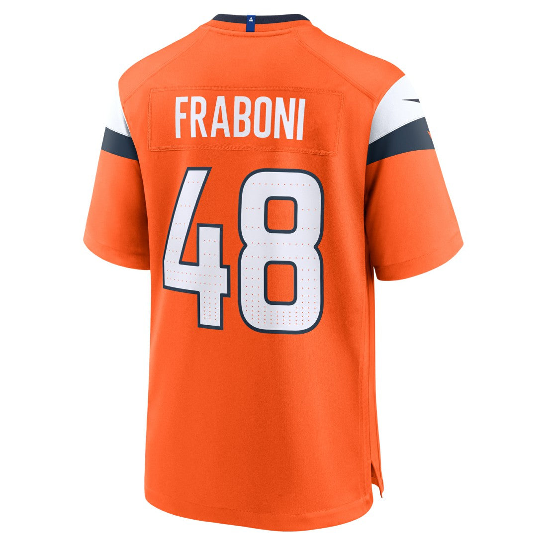 Mitchell Fraboni Denver Broncos Team Game Jersey - Orange | NFL Jerseys