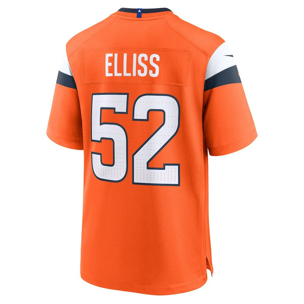 Jonah Elliss Denver Broncos Team Game Jersey - Orange | NFL Jerseys