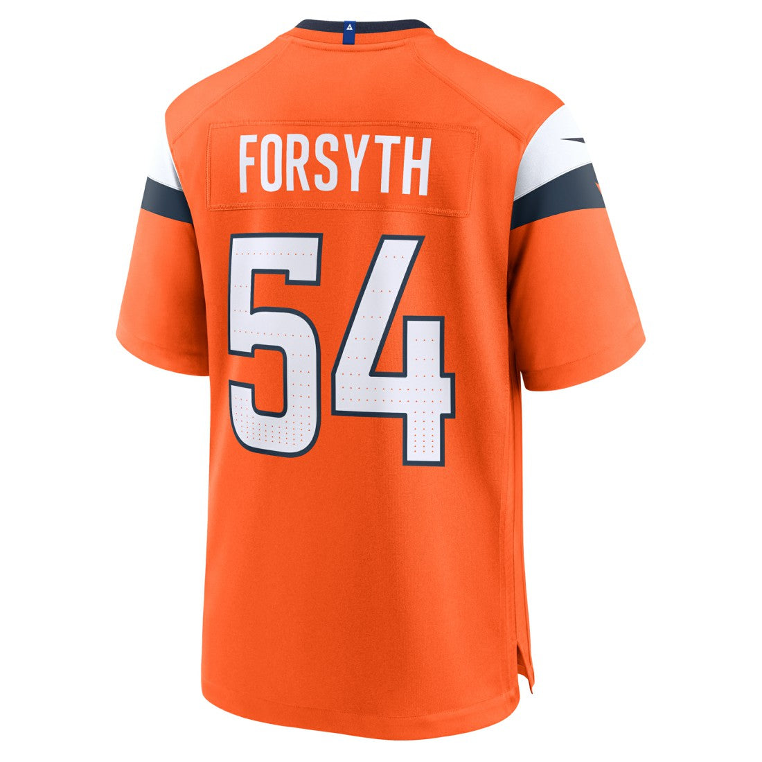 Alex Forsyth Denver Broncos Team Game Jersey Orange - Nike
