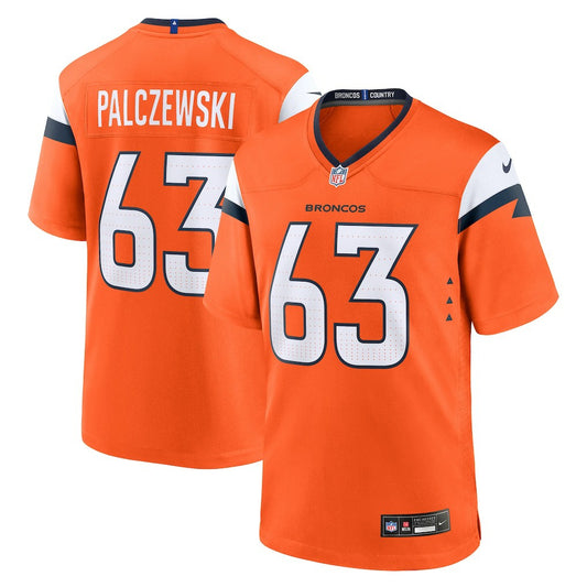 Alex Palczewski Denver Broncos Team Game Jersey - Orange | NFL Jerseys