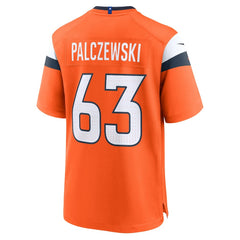 Alex Palczewski Denver Broncos Team Game Jersey Orange - Nike