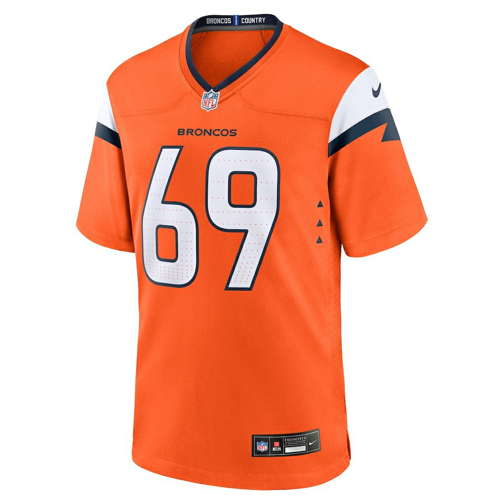 Mike McGlinchey Denver Broncos Team Game Jersey - Orange | NFL Jerseys
