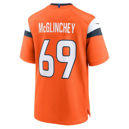 Mike McGlinchey Denver Broncos Team Game Jersey - Orange | NFL Jerseys