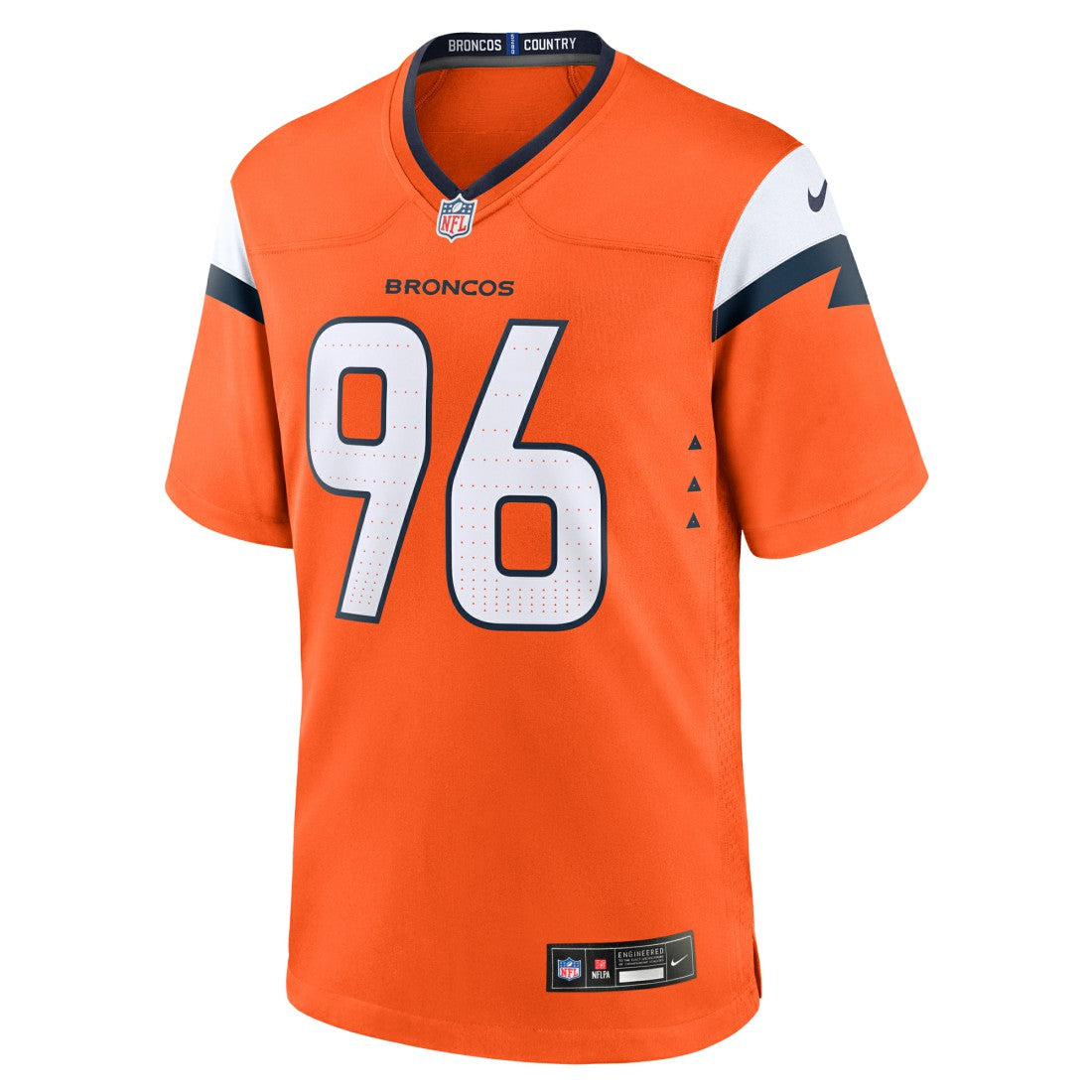 Eyioma Uwazurike Denver Broncos Team Game Jersey Orange - Nike