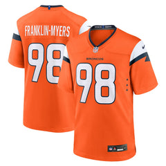 John Franklin-Myers Denver Broncos Team Game Jersey Orange - Nike