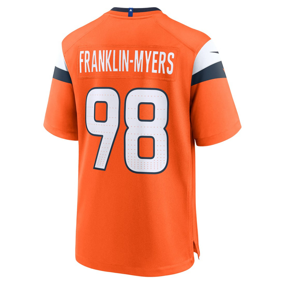 John Franklin-Myers Denver Broncos Team Game Jersey Orange - Nike