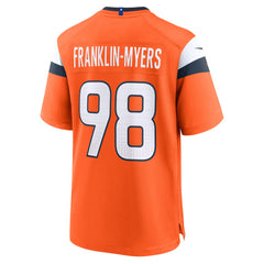 John Franklin-Myers Denver Broncos Team Game Jersey Orange - Nike