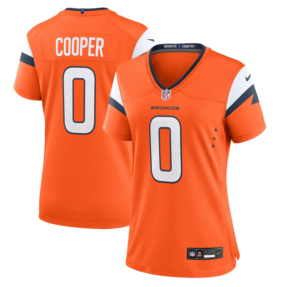 Jonathon Cooper Denver Broncos Women's Team Game Jersey Orange - Nike