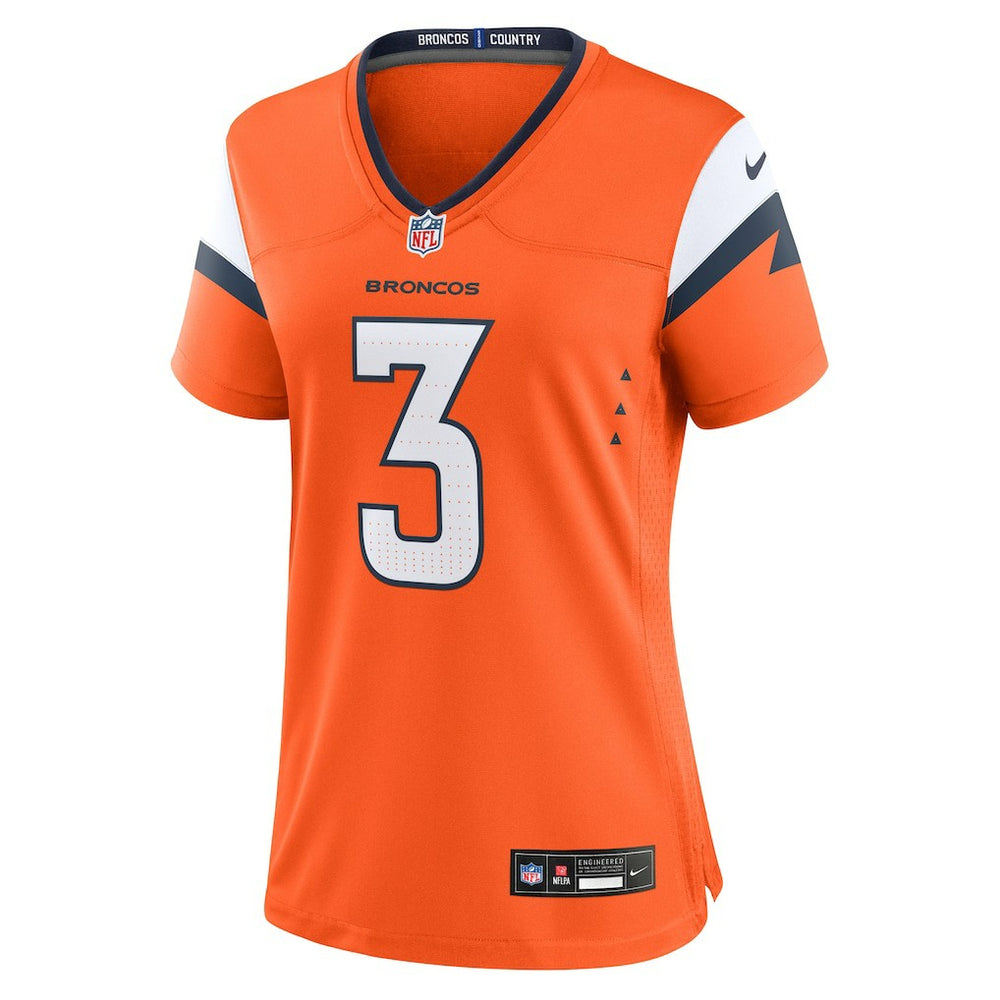 Wil Lutz Denver Broncos Women's Team Game Jersey Orange - Nike